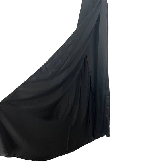 Love Couture Halter Beaded Black Maxi Dress Size XS - Picture 6 of 16